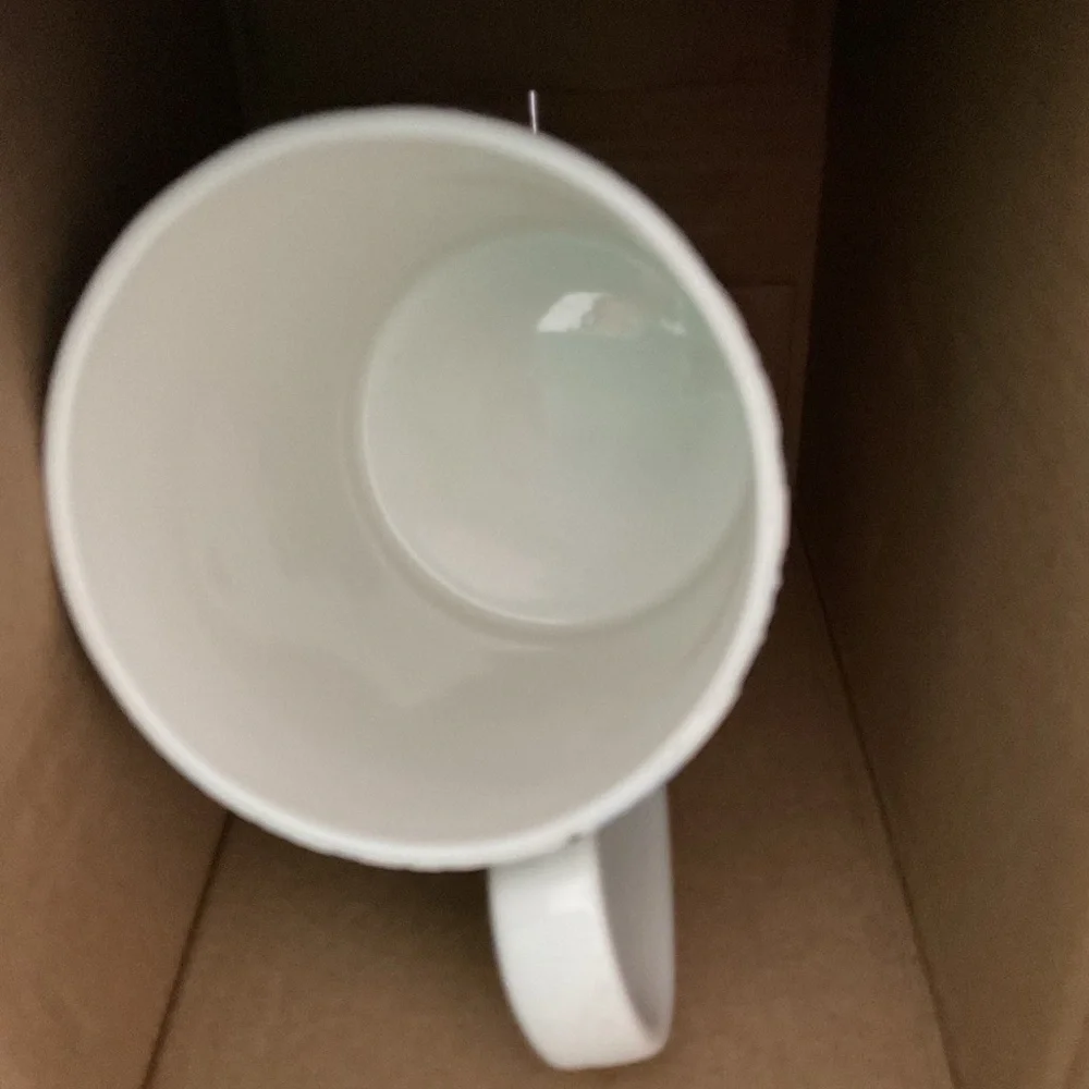 Coffee Cup Martha Stewart Collection For‎ Macy's Ceramic Floral Mug